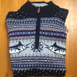 vineyard vines men’s 1/4 zip sweater SZ Med